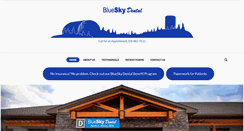 Desktop Screenshot of blueskydentistry.com
